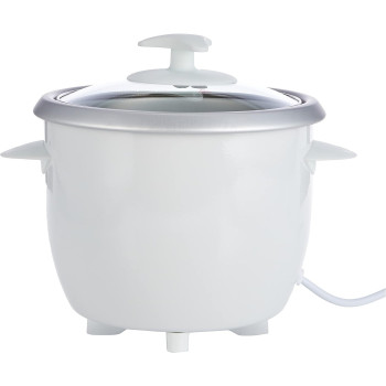 Black+Decker 350W 0.6L Rice Cooker With Removable Nonstick Bowl, Steaming Tray, Water Level Indicator And A Glass Lid With Cool Touch, For Healthy Meals RC650-B5, 1 Year Warranty