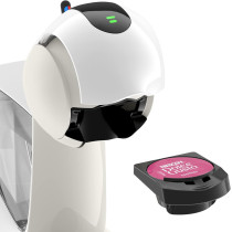 Nescafe Dolce Gusto By De'Longhi Infinissima Touch Automatic Capsule Coffee Machine With Compact And Powerful Up To 15 Bar Pressure, Cappuccino, Tea, Hot Chocolate And Espresso Coffee Maker Edg268.W White, 1 Year Warranty