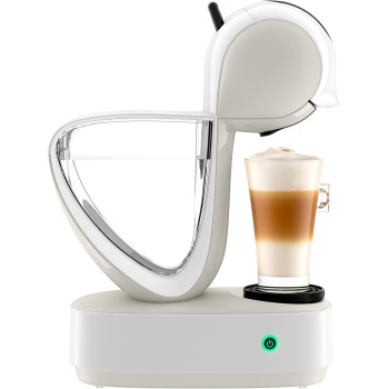 Nescafe Dolce Gusto By De'Longhi Infinissima Touch Automatic Capsule Coffee Machine With Compact And Powerful Up To 15 Bar Pressure, Cappuccino, Tea, Hot Chocolate And Espresso Coffee Maker Edg268.W White, 1 Year Warranty