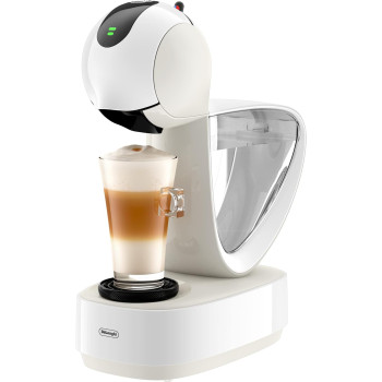 Nescafe Dolce Gusto By De'Longhi Infinissima Touch Automatic Capsule Coffee Machine With Compact And Powerful Up To 15 Bar Pressure, Cappuccino, Tea, Hot Chocolate And Espresso Coffee Maker Edg268.W White, 1 Year Warranty