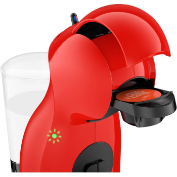 Nescafe Dolce Gusto Delonghi Nescafe Dolce Gusto Piccolo Xs Pod Capsule Coffee Machine, Espresso, Cappuccino And More, Edg210.R, Red And Black, 1 Year Warranty