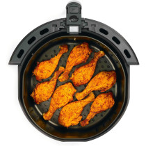 Black+Decker XL Digital Air Fryer, 1800W, 5.6L/1.5Kg, 7 Presets, Crispy And Healthy Cooking, Rapid Air Technology And Led Display, Best For Frying, Grilling, Roasting, Baking, AF625-B5, 1 Year Warranty