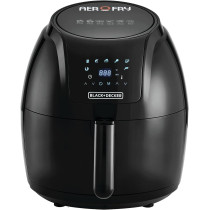 Black+Decker XL Digital Air Fryer, 1800W, 5.6L/1.5Kg, 7 Presets, Crispy And Healthy Cooking, Rapid Air Technology And Led Display, Best For Frying, Grilling, Roasting, Baking, AF625-B5, 1 Year Warranty
