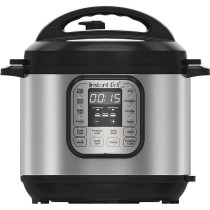 Instant Duo6, 1000W 7-In-1 Smart Multi Cooker, 5.7L Electric Pressure Cooker, Slow Cooker, Rice Cooker, Saute Pan, Yoghurt Maker, Steamer And Food Warmer, Stainless Steel, 2 Years Warranty