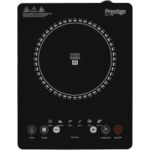 Prestige Infrared Single Cooktop, 2000 Watts, 8 Digital Temp Control, Black Crystal Plate, 220-240V, 50-60Hz, Touch Control - PR7505, 1 Year Warranty
