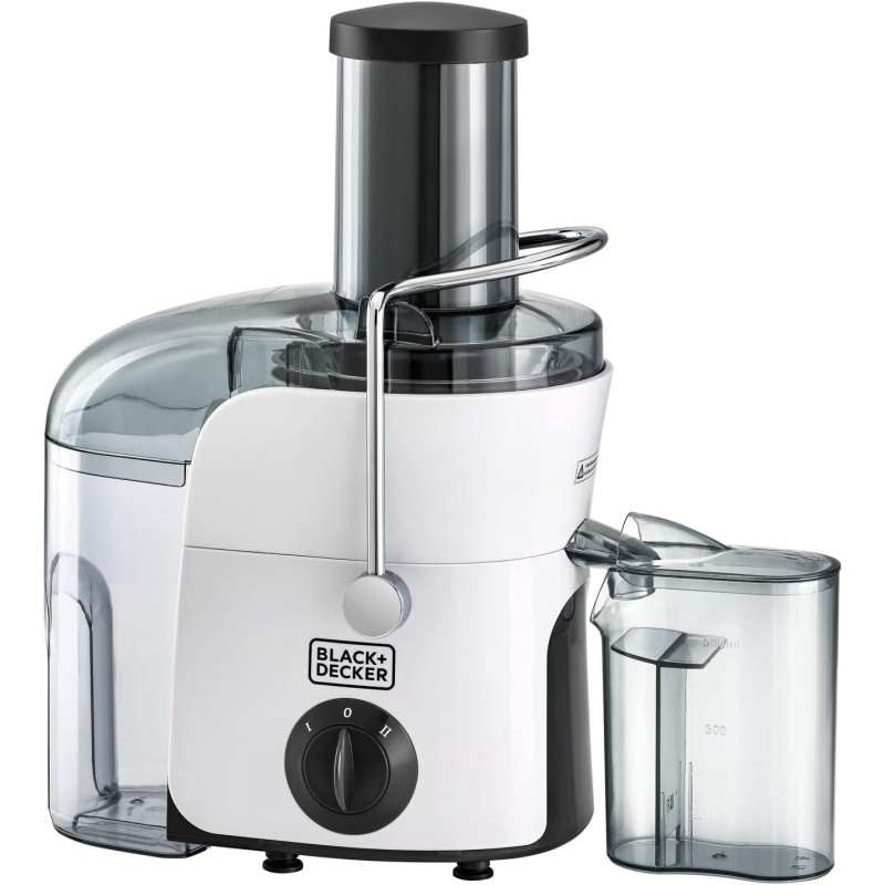 Black+Decker Juicer Extractor, 800W Power With Copper Motor, 500Ml Juice Collector, 1.5L Large Pulp Container, 2 Speed Control, Easy To Clean, Perfect For Healthy Living, , Je780-B5, 1 Year Warranty