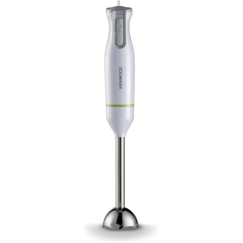 Kenwood Hand Blender Metal Wand 600W Stick With Graduated Beaker, Turbo Function, Removable For Easy Cleaning HBM02.001WH White/Silver, 1 Year Warranty