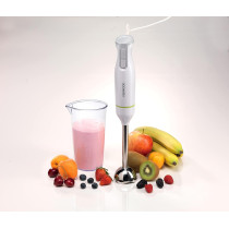 Kenwood Hand Blender Metal Wand 600W Stick With Graduated Beaker, Turbo Function, Removable For Easy Cleaning HBM02.001WH White/Silver, 1 Year Warranty
