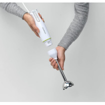 Kenwood Hand Blender Metal Wand 600W Stick With Graduated Beaker, Turbo Function, Removable For Easy Cleaning HBM02.001WH White/Silver, 1 Year Warranty