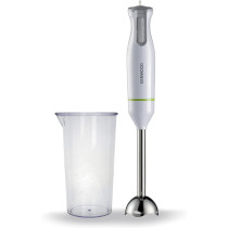 Kenwood Hand Blender Metal Wand 600W Stick With Graduated Beaker, Turbo Function, Removable For Easy Cleaning HBM02.001WH White/Silver, 1 Year Warranty