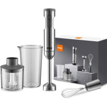 Miui Powerful 1000W 4-In-1 Hand Immersion Blender,9-Speed Immersion Multi-Purpose Stainless Steel Stick Blender,700Ml Mixing Beaker,500Ml Food Processor,Whisk, 1 Year Warranty