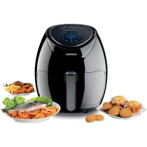 Kenwood Digital Air Fryer XL 4.0L 1.8Kg 1500W, Air Fryer With Rapid Hot Air Circulation, Air Fryer For Frying, Grilling, Broiling, Roasting, Baking And Toasting Hfp31.000Bk Black, 1 Year Warranty