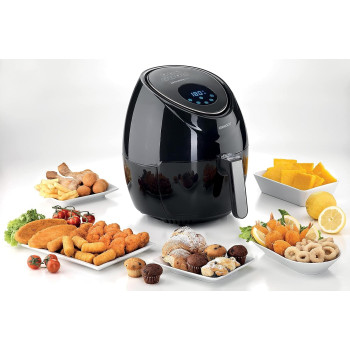 Kenwood Digital Air Fryer XL 4.0L 1.8Kg 1500W, Air Fryer With Rapid Hot Air Circulation, Air Fryer For Frying, Grilling, Broiling, Roasting, Baking And Toasting Hfp31.000Bk Black, 1 Year Warranty