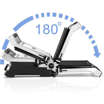 Black+Decker Family Health Grill, 2000W, CG2000-B5, Black & Silver, 1 Year Warranty