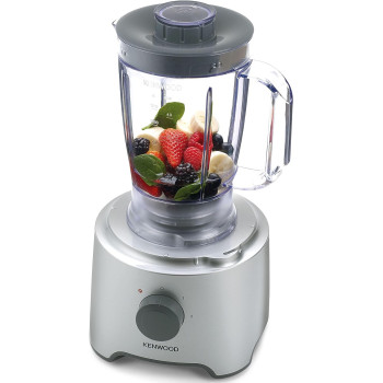 Kenwood Food Processor 800W Multi-Functional With 2 Stainless Steel Disks, Blender, Whisk, Dough Maker, Citrus Juicer FDP304SI, Silver, 1 Year Warranty