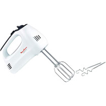 Moulinex Hand Mixer, Quick Mix Mixer For Whipping And Dough Kneading, 5 Speeds, Stainless Steel Beaters And Dough Hooks, Hm310127, 1 Year Warranty
