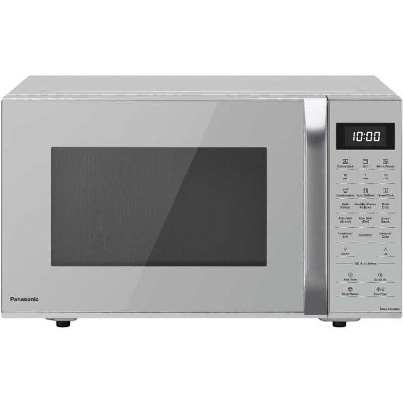Panasonic 27L 4-In-1 Convection Microwave Oven, Nn-Ct65, Silver With Healthy Air Fryer Menus"Min 1 Year Manufacturer Warranty"