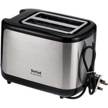 Tefal Toaster, Express Browning Toasting, 2 Slots, Stainless Steel, Tt365027, 1 Year Warranty