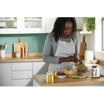 Kenwood Chopper 500W Electric Food Chopper With 2 X 500Ml Bowl, Dual Speed, Stainless Steel Quad Blade, Multi Mayo Mayonnaise Attachment, Spatula, Ice Crush Function Chp61.200Wh White, 1 Year Warranty