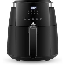 Evvoli Digital Air Fryer 4 Litres No Pre-Heat Needed No-Oil Frying Fast Crispy And Healthy Digital Temperature Control - Evka-Af4008D, 1 Year Warranty