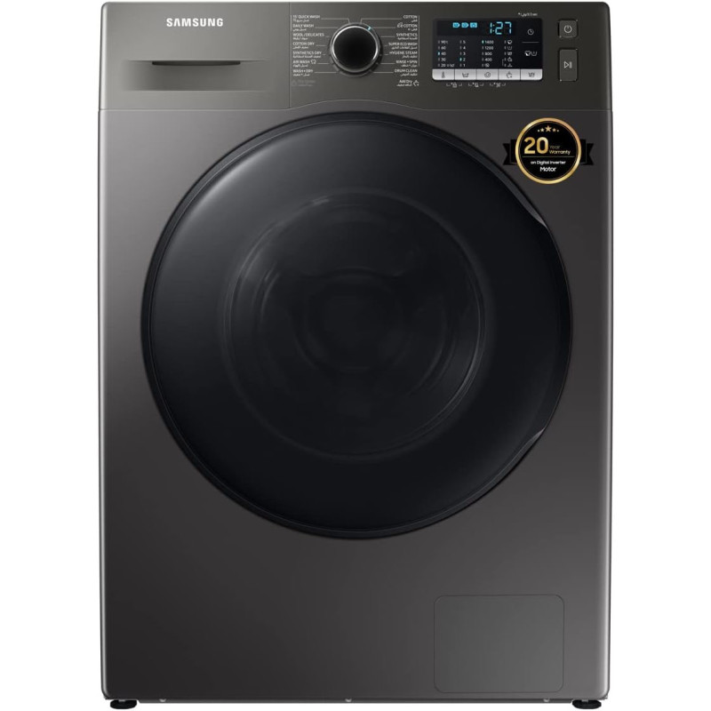 Samsung 8 Kg Washer Dryer Combo Washing Machine With Air Wash, Drum Clean And Bubble Soak, 20 Year Warranty On Digital Inverter Motor