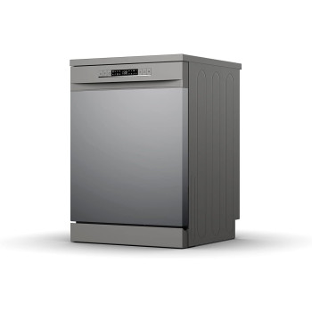Hisense Dishwasher Free Standing 13 Place Setting With 8 Programs Silver-HS622E90G-1 Years Full And 5 Years Compressor Warranty
