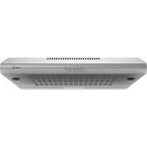 Midea 60 Cm Conventional Re-Circulating Hood, Silver - 60F15, 1 Year Warranty