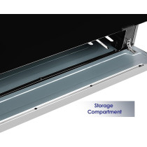 Super General Freestanding Gas-Cooker 5-Burner Full-Safety, Steel Cooker, Gas Oven With Thermostat, Rotisserie, Automatic Ignition, Silver, 90 X 60 X 85 Cm, SGC-901-FS, 1 Year Warranty