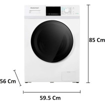 Westpoint Washer Dryer 8 5 Kg, Fully Automatic Front Load Combo Wash And Dry, 8 Kg Wash And 5 Kg Dry, 1400 Rpm, 12 Wash Programs, Quick Wash In 15Min And 4 Drying Programs - WDMT-81420E, 1 Year Warranty