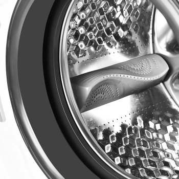 Super General 10 Kg Front Loading Washing Machine SGW-10500-HD, 1500 RPM Washer, Energy-Efficient, Hidden Led-Display, Silver, 15 Programs, 1 Year Warranty