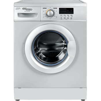 Super General 6 Kg Front Loading Washing-Machine SGW-6100-NLEDS, 23 Programs, 1000 RPM, Energy-Saving, Economic Washer, Silver, 1 Year Warranty