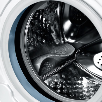 Super General 8 Kg Front Loading Washing Machine SGW-8400-CRMS, 1400 RPM Washer, Water-Saving, Energy-Efficient Front-Loader, Silver, 16 Programs, 1 Year Warranty