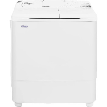 Super General 7 Kg Twin-Tub Semi-Automatic Washing Machine, White, Efficient Top-Load Washer With Low Noise Gear Box, Spin-Dry, SGW-77-N, 77 X 42 X 90 Cm, 1 Year Warranty