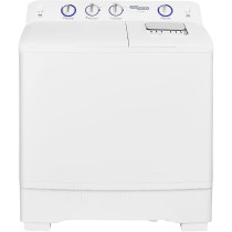 Super General 14 Kg Twin-Tub Semi-Automatic Washing Machine, White, Efficient Top-Load Washer With Lint Filter, Spin-Dry, SGW-150-N, 99.5 X 55.5 X 115.5 Cm, 1 Year Warranty