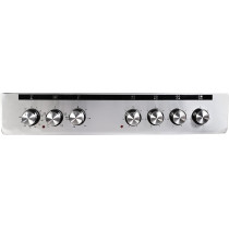 Hoover Electric Cooker, 60Cm, 4 Hot Plate, Multi Function Oven, Steel, Made In Turkey, FEC66.01S, Min 1 Year Manufacturer Warranty