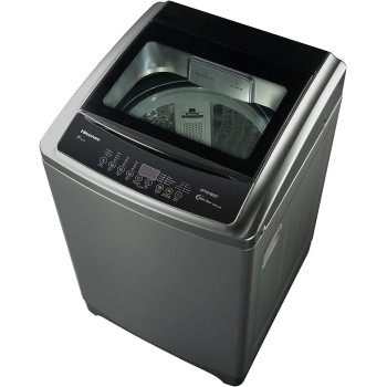 Hisense 8 Kg Top Loading Washing Machine Free Standing Silver Model WTJD802T -1 Years Full Warranty