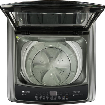 Hisense 8 Kg Top Loading Washing Machine Free Standing Silver Model WTJD802T -1 Years Full Warranty