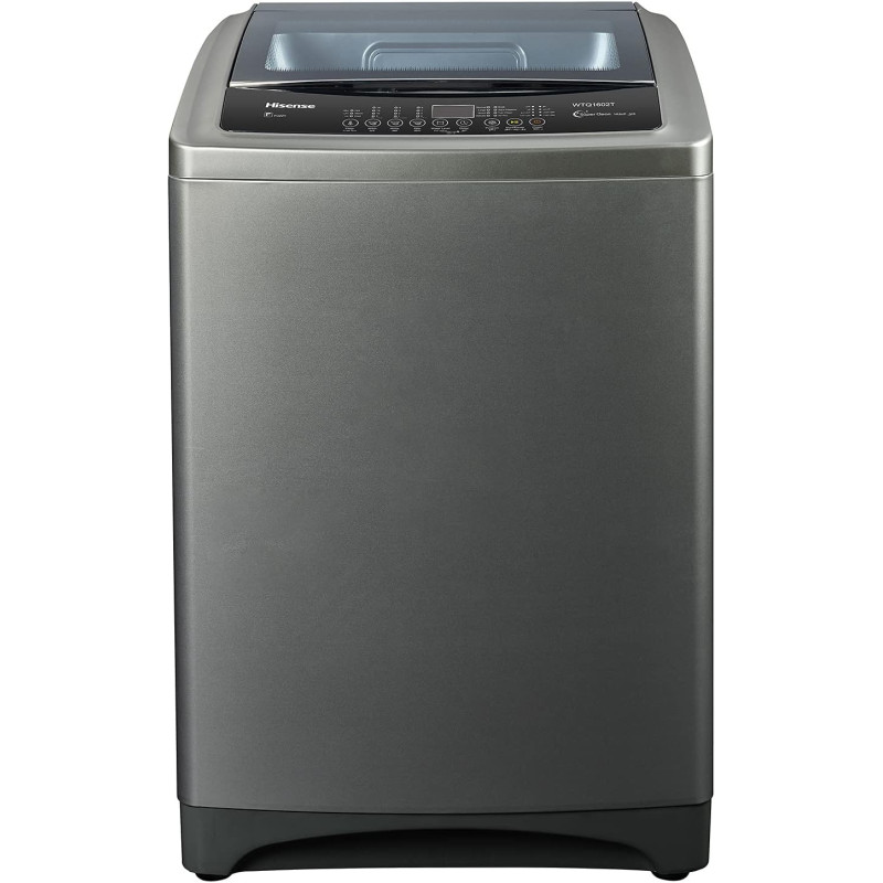 Hisense 8 Kg Top Loading Washing Machine Free Standing Silver Model WTJD802T -1 Years Full Warranty