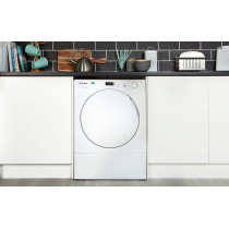 Candy 8 Kg Front Load Tumble Dryer Condenser 1400 RPM White Model CSC8LF -1 Years Full Warranty