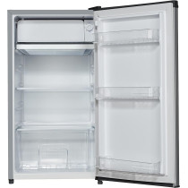 Hoover 118 Litres Single Door Refrigerator, Compact Small Size Free Standing Fridge, Best For Mini Bar, Home, Office, Bedroom, Kids Room, Silver Color, HSD-K118-S, 1 Year Warranty