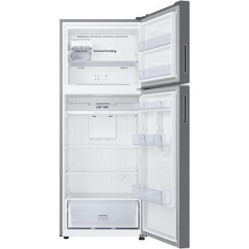 Samsung 411 Litres, Top Mount Freezer, Rt42Cg6424S9Ae, Refined Inox, Spacemax Technology, 20 Year Warranty On Digital Inverter Compressor