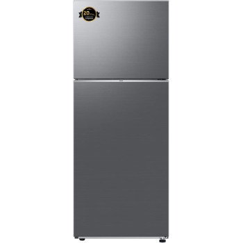 Samsung 411 Litres, Top Mount Freezer, Rt42Cg6424S9Ae, Refined Inox, Spacemax Technology, 20 Year Warranty On Digital Inverter Compressor