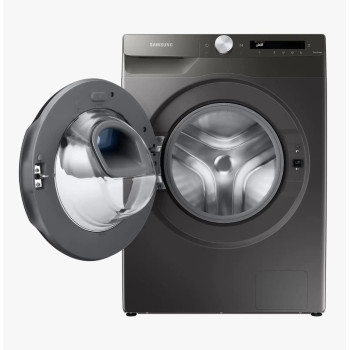 Samsung 9 Kg Front Load Washer With Ai Control 1400 Rpm With Ecobubble, 15 Quick Wash Color Silver Model - WW90T554DAN - (International Version), 1 Year Warranty