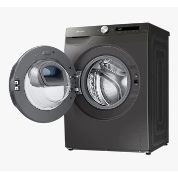 Samsung 9 Kg Front Load Washer With Ai Control 1400 Rpm With Ecobubble, 15 Quick Wash Color Silver Model - WW90T554DAN - (International Version), 1 Year Warranty