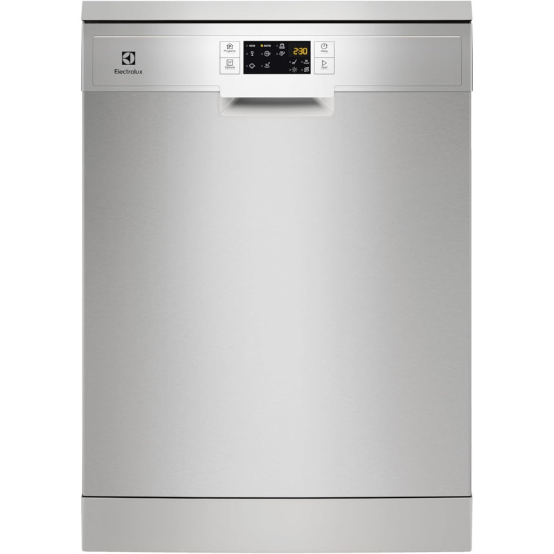 Electrolux 6 Programmes 13 Place Settings Free Standing Dishwasher, Stainless Steel - Esf5513Lox"Min 1 Year Manufacturer Warranty"