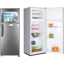 Nikai 275L,190L Net Top Mount Double Door Refrigerator, With Vegetable Crisper And Adjustable Glass Shelves, Convenient Defrosting And Temperature Control, Ideal For Kitchen, Bedroom, Office And Hotel -NRF275DN3S, 1 Year Warranty