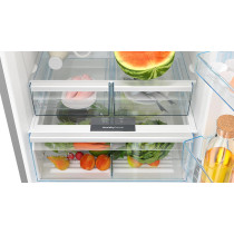 Bosch Series 4, 578 Litres  Free-Standing Refrigerator With Freezer At Bottom 186 X 75 Cm Stainless Steel (With Anti-Fingerprint), Vitafresh, Supercooling Freezing, KGN76VI31M 1 Year Manufacturer Warranty