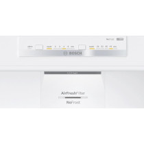 Bosch Series 4, 578 Litres  Free-Standing Refrigerator With Freezer At Bottom 186 X 75 Cm Stainless Steel (With Anti-Fingerprint), Vitafresh, Supercooling Freezing, KGN76VI31M 1 Year Manufacturer Warranty