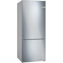 Bosch Series 4, 578 Litres  Free-Standing Refrigerator With Freezer At Bottom 186 X 75 Cm Stainless Steel (With Anti-Fingerprint), Vitafresh, Supercooling Freezing, KGN76VI31M 1 Year Manufacturer Warranty