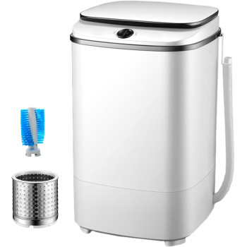 TDOO Portable Washing Machine, Tdoo Shoes Washing Machine Baby Washing Machine, Semi-Automatic Washing Machine, Blue Light Antibacterial 7.5L Capacity, Including Drain HoseSuitable For Apartment, Dorm, 1 Year Warranty